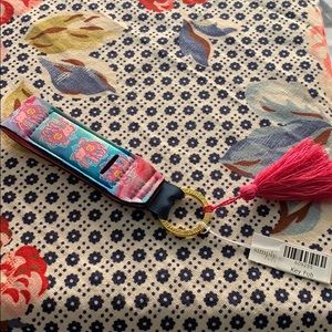 Key fob lip balm holder